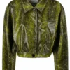 Ganni SNAKE SHORT JACKET -Fashion Clothing Store 11