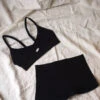 CUT OUT BRALETTE BLACK