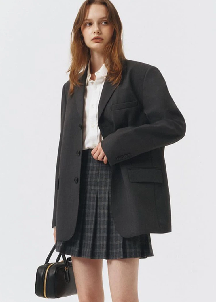 Dunst CLASSIC 3 BUTTON WOOL BLAZER 3 Dunst CLASSIC 3 BUTTON WOOL BLAZER