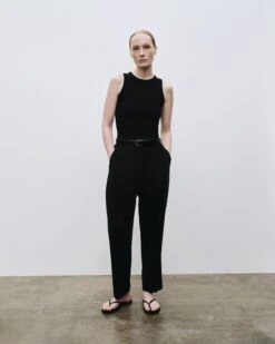 PLEATED SUIT PANTS 19 PLEATED SUIT PANTS -Fashion Clothing Store 20220828 DBaum MijeongPark 8211