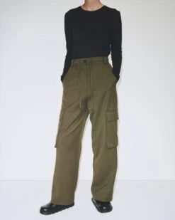 WOOL TENCEL CREW NECK TOP 18 WOOL TENCEL CREW NECK TOP -Fashion Clothing Store 20230129 DBaum MijeongPark22465