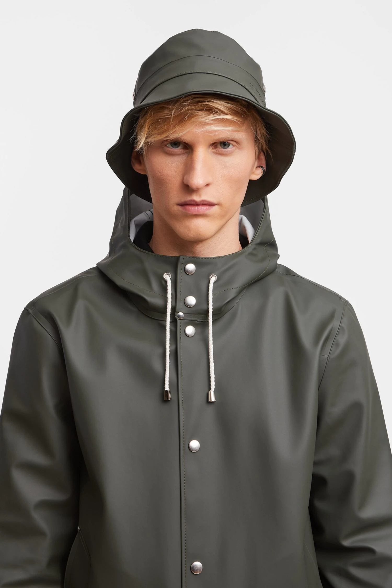 Stutterheim BECKHOLMEN BUCKET HAT GREEN 4 Stutterheim BECKHOLMEN BUCKET HAT GREEN - Image 2