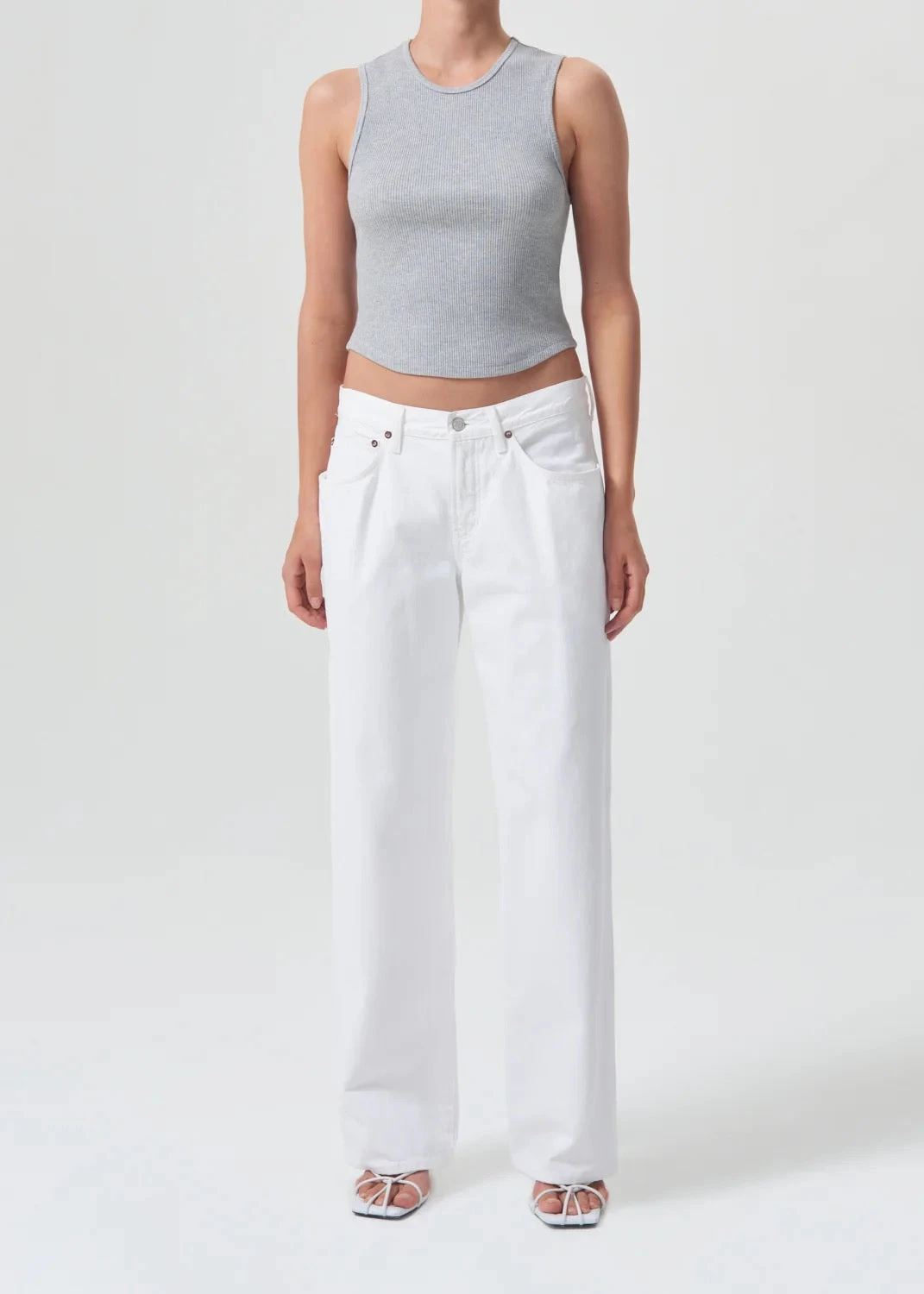 AGOLDE NOVA TANK GREY HEATHER 7 AGOLDE NOVA TANK GREY HEATHER - Image 5