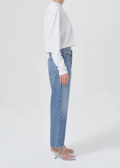 AGOLDE MASON CROPPED LONG SLEEVE 10 AGOLDE MASON CROPPED LONG SLEEVE -Fashion Clothing Store A7209 1507 MASON CROPPED TEE WHITE 0512 1072x1500 f99b8090 b593 453a a648 3e477bf8b209