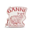 Ganni KITTEN ZIPPED COIN PURSE -Fashion Clothing Store Cat keychain coinpurse Ganni Pipe and Row