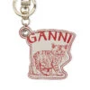 Ganni KITTEN KEYCHAIN -Fashion Clothing Store Cat kitten keychain Ganni Pipe and Row