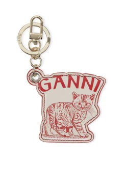 Ganni KITTEN KEYCHAIN