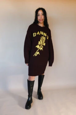 Ganni LONG PULLOVER SWEATER
