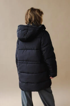 Ganni TECH PUFFER OVERSIZED MIDI JACKET -Fashion Clothing Store DSCF3641