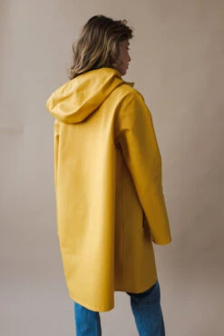 Stutterheim MOSEBACKE RAIN JACKET WARM HONEY -Fashion Clothing Store DSCF3838