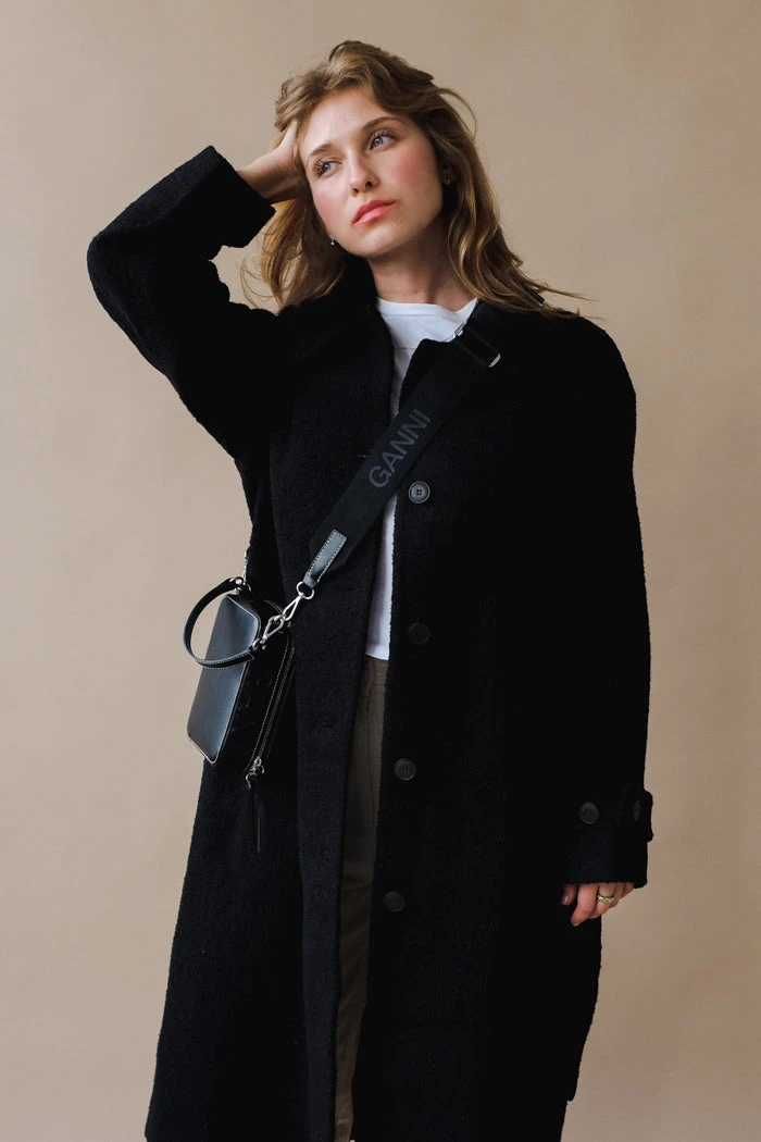 SINGLE BREASTED LONG COAT 4 SINGLE BREASTED LONG COAT - Image 2