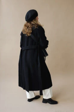 SINGLE BREASTED LONG COAT 11 SINGLE BREASTED LONG COAT -Fashion Clothing Store DSCF3901