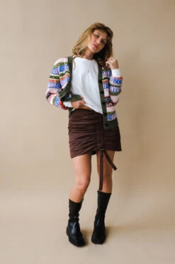 Ganni NYLON RUCHED MINI SKIRT -Fashion Clothing Store DSCF4045 3ce8a79a ac17 4289 b60f 007701ae82bc