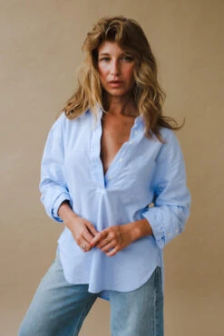 CITIZENS OF HUMANITY AAVE OVERSIZED CUFF SHIRT