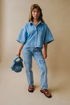 AGOLDE RONA BOX SHIRT -Fashion Clothing Store DSCF4326 068cea6d 412e 4194 a89d 3fb3f9793452