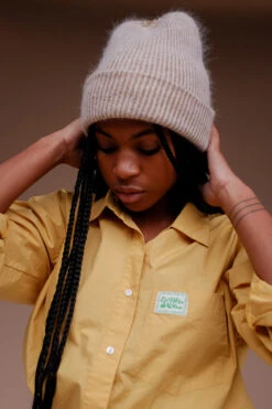 SMITH BEANIE KHAKI -Fashion Clothing Store DSCF4748