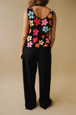 Ganni DRAPEY MELANGE LOOSE MID WAIST PLEAT PANTS -Fashion Clothing Store DSCF5125