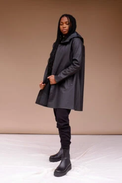 Stutterheim MOSEBACKE RAIN JACKET BLACK