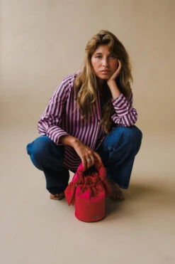 Ganni STRIPE COTTON OVERSIZE RAGLAN SHIRT -Fashion Clothing Store DSCF5498 f80ff4c0 ebc9 4d6c 8a96 304f088c10b4