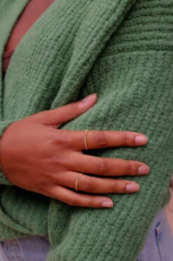 LO GOLD FILLED CHAIN RING