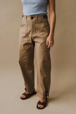 CROPPED WORKWEAR TROUSERS