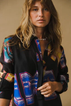 Ganni SHEER VOILE SHIRT DRESS -Fashion Clothing Store DSCF6238