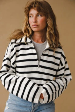 SWATCH HALF ZIP KNIT