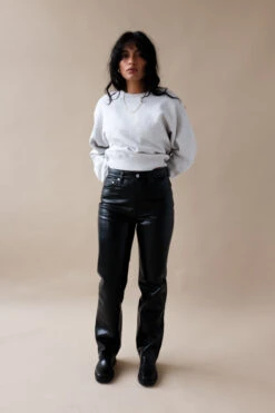 AGOLDE 90'S PINCH WAIST DETOX LEATHER