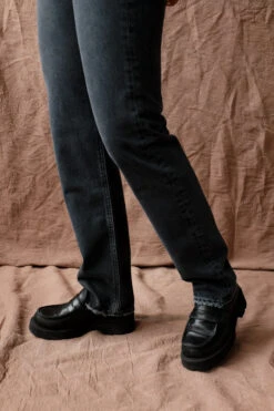 AGOLDE 90'S PINCH WAIST BLACK TEA -Fashion Clothing Store DSCF9670