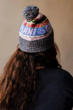 Ganni GRAPHIC WOOL BEANIE
