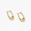 SMALL ELLIE HOOPS -Fashion Clothing Store Ellie small hoops gold wolf circus pipe and row
