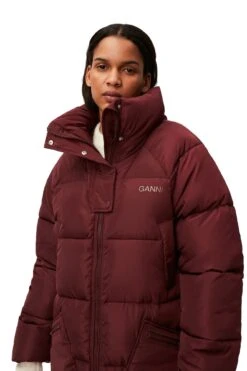 Ganni TECH PUFFER OVERSIZED COAT 26 Ganni TECH PUFFER OVERSIZED COAT -Fashion Clothing Store F7277 431 3