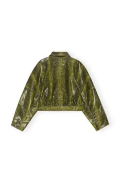 Ganni SNAKE SHORT JACKET -Fashion Clothing Store F8015 6578 496 1