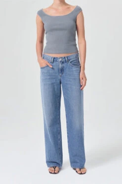 AGOLDE FUSION JEAN RENOUNCE 13 AGOLDE FUSION JEAN RENOUNCE -Fashion Clothing Store Fusion jean low rise renounce agolde pipe and row