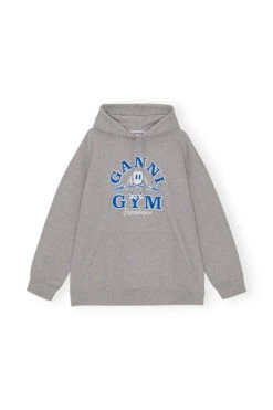 Ganni ISOLI OVERSIZED GYM HOODIE -Fashion Clothing Store Gym graphic hoodie isoli ganni Pipe and Row