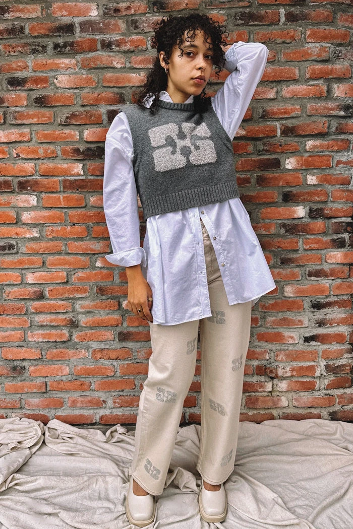 Ganni SPARKLE DENIM IZEY PANT 26, 27 4 Ganni SPARKLE DENIM IZEY PANT 26, 27 - Image 2