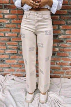 Ganni SPARKLE DENIM IZEY PANT 26, 27 12 Ganni SPARKLE DENIM IZEY PANT 26, 27 -Fashion Clothing Store IMG 0458