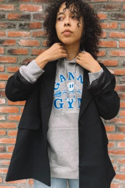 Ganni ISOLI OVERSIZED GYM HOODIE -Fashion Clothing Store IMG 0523