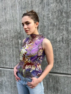 WAVE MOCKNECK TANK -Fashion Clothing Store IMG 0563