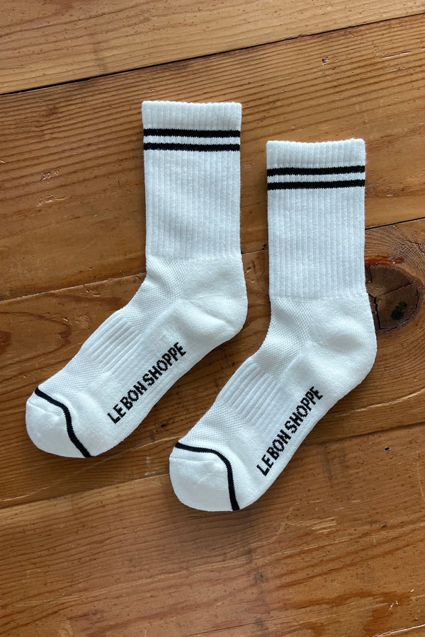 BOYFRIEND SOCKS CLASSIC WHITE 3 BOYFRIEND SOCKS CLASSIC WHITE