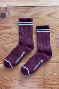 BOYFRIEND SOCKS MAROON -Fashion Clothing Store IMG 8376 600x 8342c7b3 418d 4fe5 b25a 75c6b5783103