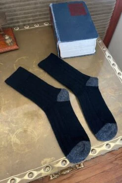 CLASSIC CASHMERE SOCKS BLACK -Fashion Clothing Store IMG 9933 1199x1799 626a15db c521 4d15 93df 14dea93923f6
