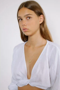 ROSE COIN NECKLACE -Fashion Clothing Store NS ROSECOIN G 2