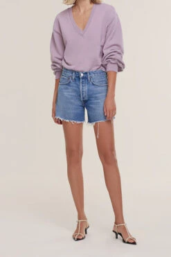 AGOLDE PARKER LONG SHORT SKYWAVE