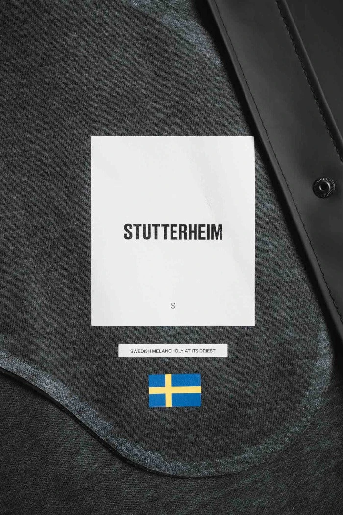 Stutterheim MOSEBACKE RAIN JACKET LONG BLACK 13 Stutterheim MOSEBACKE RAIN JACKET LONG BLACK - Image 11