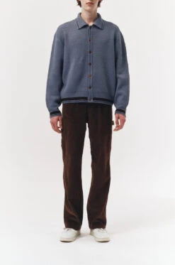 Dunst OPEN COLLAR BOUCLE KNIT CARDIGAN -Fashion Clothing Store UDSW3C104B1 B1 03.jpg 1673422753769