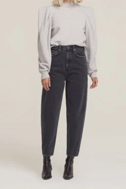 AGOLDE BALLOON JEAN -Fashion Clothing Store balloonjeanblackteaagolde pipeandrow