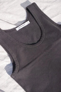 BLONDIE TANK VINTAGE BLACK -Fashion Clothing Store blondietankvintageblackpipeandrowboutique