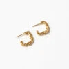 CAMILLE HOOPS -Fashion Clothing Store camille earrings gold wolf circus Pipe and row