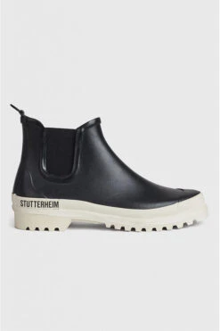 Stutterheim CHELSEA RAIN WALKER BOOTS -Fashion Clothing Store chelsearainwalkerbootblackwhiteivorystuterheim pipeandrow